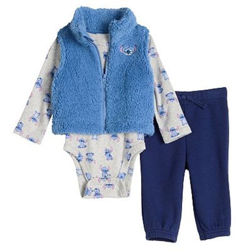 Baby Jumping Beans® Disney's Lilo & Stitch 3-pc. Vest, Bodysuit & Joggers Set