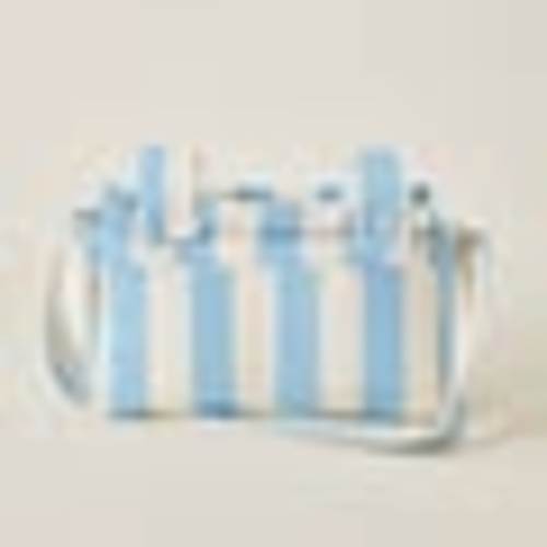 Stroller Party™ Caddy Bag | Blue Wide Stripe - Kindred Bravely
