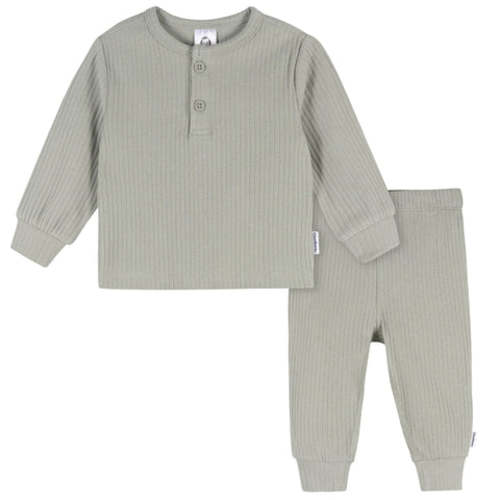 2-Piece Baby Boys Wrought Iron Top and Active Pant Set