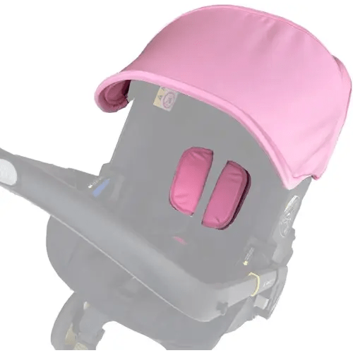 Stroller Replacement Accessories Canopy, Protection Shield, Textile Sun Shade Compatible with Doona Car Seat & Stroller (Light Pink)