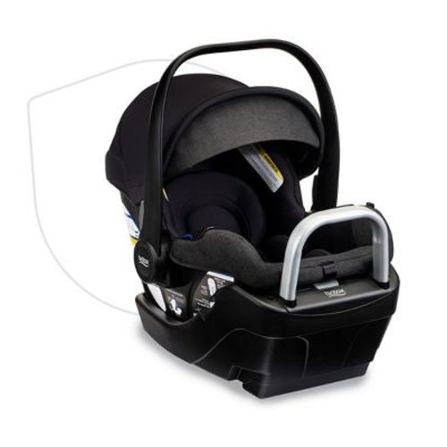 Britax Willow S Rear Facing Infant Car Seat, Alpine Base with ClickTight - Raven Black