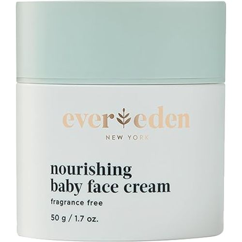 Evereden Nourishing Baby Face Cream, Fragrance-Free, Dermatologist-Tested