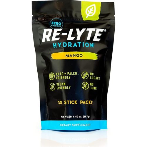 REDMOND Re-Lyte Sugar Free Electrolyte Powder Packets (Mango) 30ct