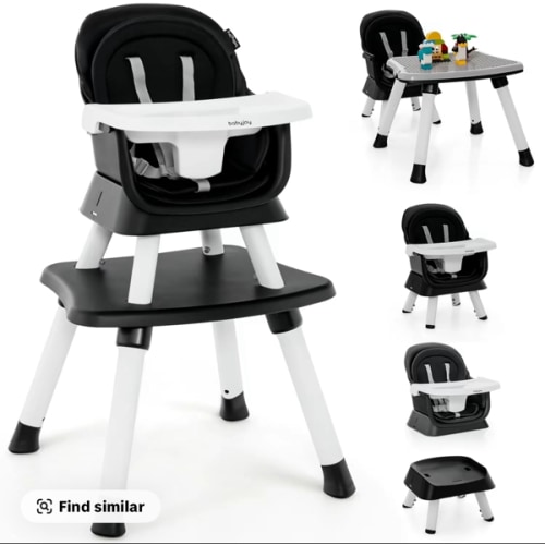 Baby High Chair, Convertible Highchair for Babies & Toddlers - TikTok Shop