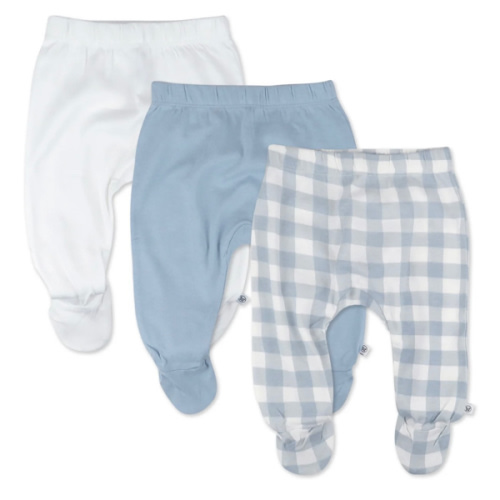 3-Pack Organic Cotton Footed Pants | Honest Baby Clothing