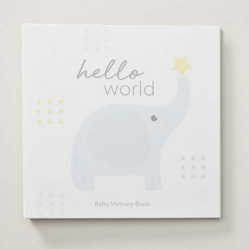 Baby Memory Book, Hello World | Indigo