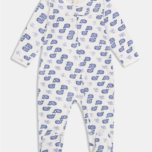 Roller Rabbit Infant Moby Zipper Footie