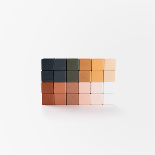 Wooden blocks set / Green