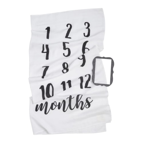 Monthly Milestone Blanket & Frame Set