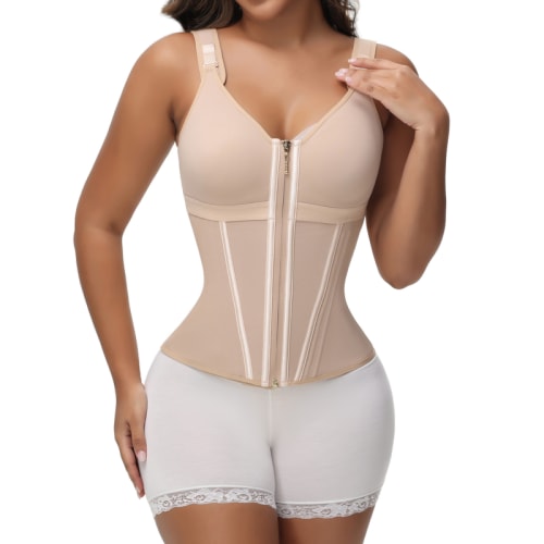 SHAPSHE Nursing Postpartum Waist Shapewear for Women with Bra Girdle Workout Shapewear with Adjustable Shoulder Strap - TikTok Shop
