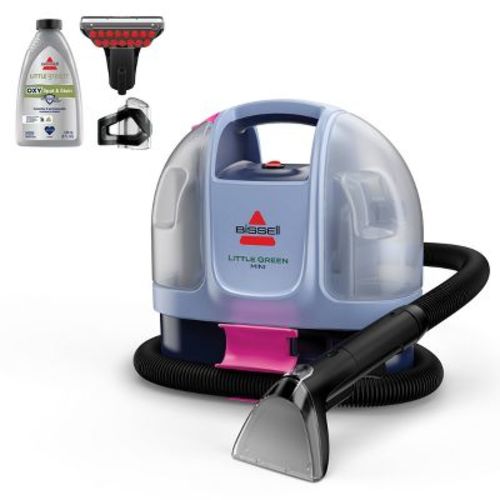 BISSELL Little Green Mini Corded Portable Carpet Cleaner 4064T - 4" Cleaning Path Blue