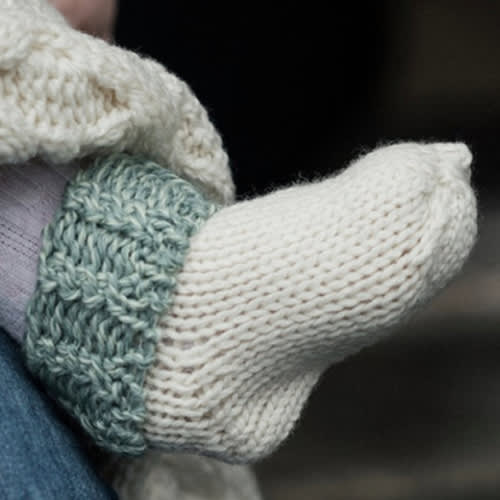 Super Soft Merino Wool Two Tone Socks