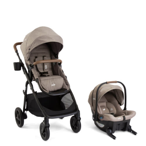Joie Ginger And Mint Latch Travel System - Shale Dark