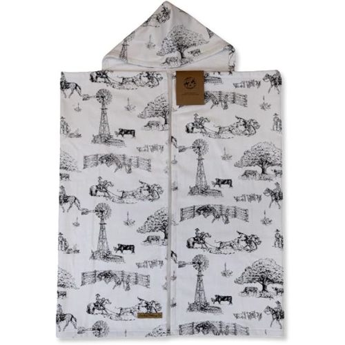 Cowkid Clothing Company Heaven on Earth Hooded Child Bath Towel