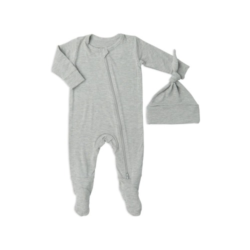 Jersey Long Sleeve Footie & Hat Set