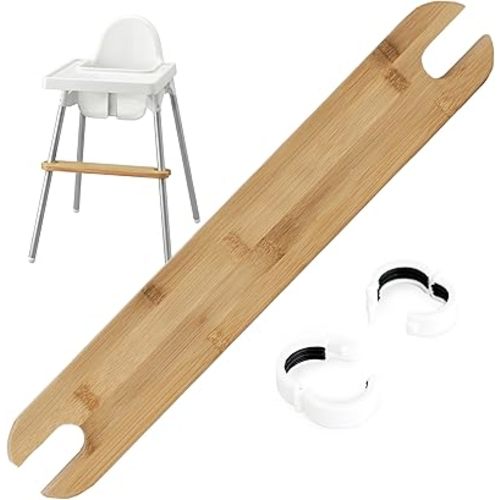 Yeah Baby Goods Adjustable Footrest for IKEA Antilop High Chair, Bamboo