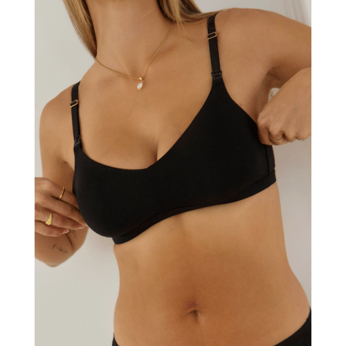 Lounge Nursing Bra - Black