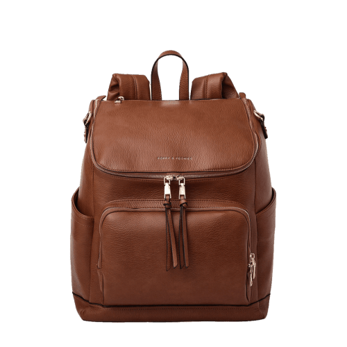Lullaby Diaper Backpack Chestnut | Poppy and Peonies – Poppy & Peonies