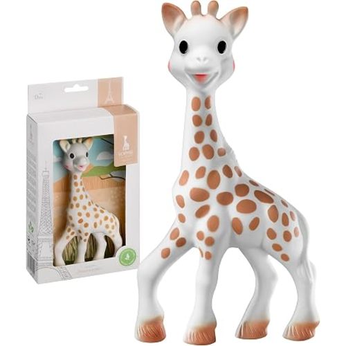 Sophie la girafe Original Teether for Babies, Natural Rubber, Soothes Sore Gums, Easy to Grip, Sensory Development, Classic Toy Since 1961