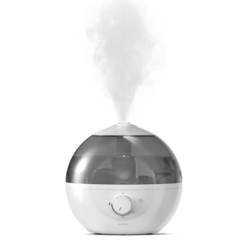 HoMedics Top-Fill Easy to Clean Ultrasonic Cool Mist Humidifier with Night Light and Aromatherapy: 300-500 sq. ft., No Filter Needed, 30-Hour Run Time