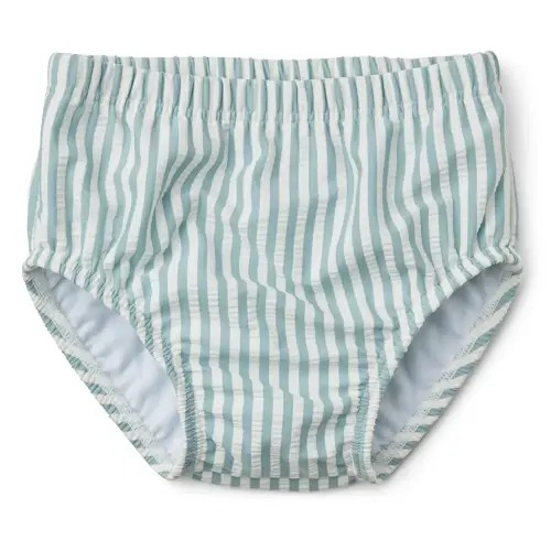 Infant Baby Boys & Girls Swim Diapers Washable Reusable Swimming Diaper BPA Free Seersucker Waterproof Swim Pants 3-9M
