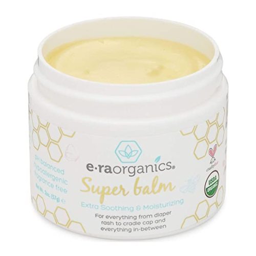 Era Organics Healing Ointment for Babies - USDA Certified Organic Natural Gentle Moisturizer for Sensitive Skin Prone To Baby Eczema, Cradle Cap (Infant Seborrheic Dermatitis), Rashes, Hives & More