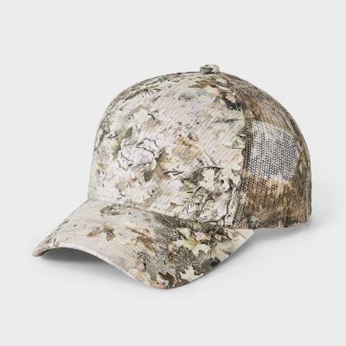 Camo Print Baseball Hat - Wild Fable™ Green/Khaki