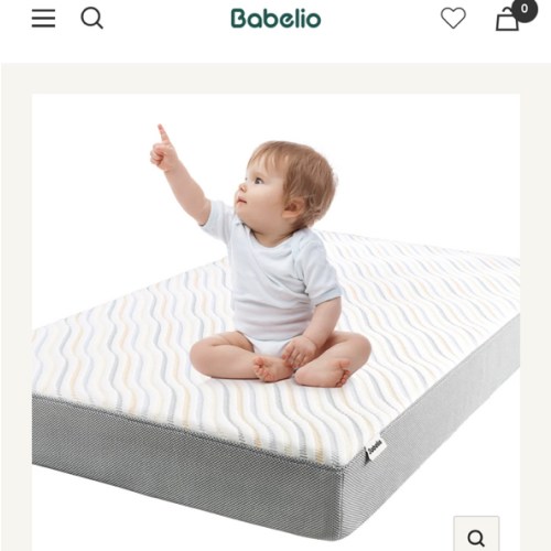 Organic Dual-Sided Crib & Toddler Mattress – Breathable Soybean Cover