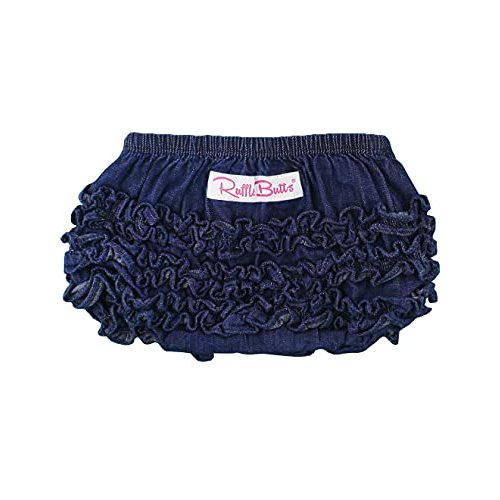 RuffleButts Baby/Toddler Girls Ruffled Woven Bloomer