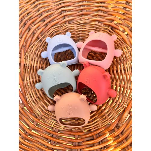 baby bear teething toy , hand hold never drop