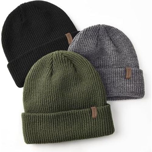 FURTALK Toddler Baby Boys Girls Beanies Kids Winter Hats Children Knit Caps | Soft Cozy Yarns, Stretchable Beanie, Multicolor, Thick & Warm, Growing hat