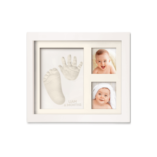 Baby Handprint & Footprint Keepsake Solo Frame