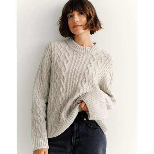 Women Sweater in Oat - DILLING