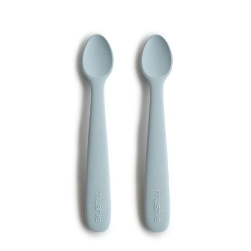 Silicone Feeding Spoons Powder Blue One Size