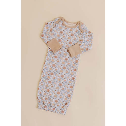 Organic Cotton Sleeper Gown (Dandelion) 0-3M