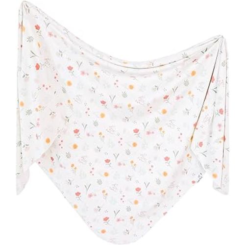 Copper Pearl Baby Swaddle Blanket - Premium Knit Baby Blanket, Large Soft Stretchy Receiving Blankets for Baby Boy and Girl, Swaddles for Newborn, Infant, and Toddler (Mabel)