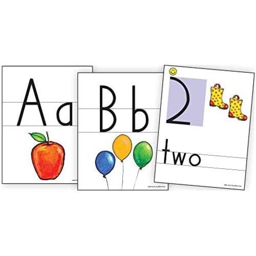 Learning Without Tears Print & Number Wall Cards, Letters & Numbers, K+