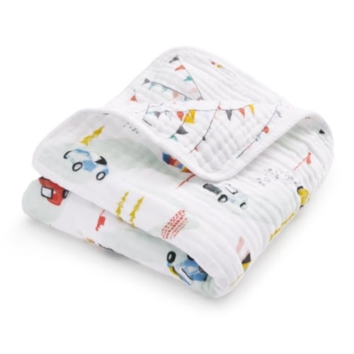 aden + anais vintage car rally essentials cotton muslin dream blanket