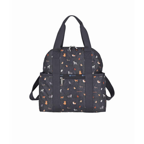 Double Trouble Backpack - Woof Wonderland print – LeSportsac