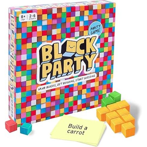 Big Potato | Block Party | Block-Building and Guessing Party Game | 2-6 Players, Ages 8+