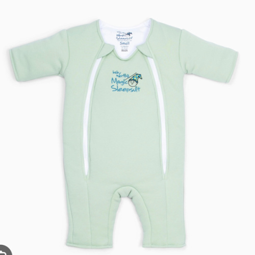 Cream Baby Merlin’s Magic Sleepsuit | Soft 100% Cotton Infant Sleepsuit