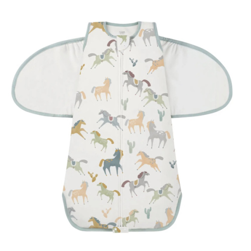 Organic Cotton Swaddle Sleep Bag - 1.0 TOG | Nest Designs