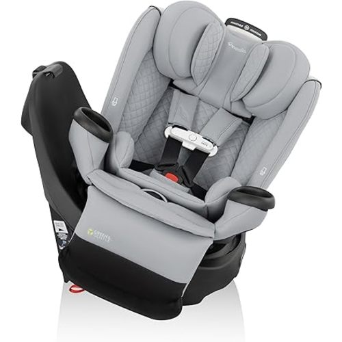 Evenflo Revolve360 Extend All-in-One Rotating Car Seat with Green & Gentle Fabric - Quartz