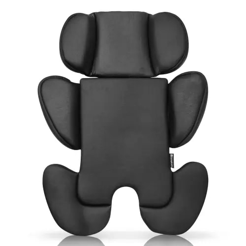 Innokids Infant Car Seat Insert, Baby Head Body Supports for Newborn, Soft and Padded, Detachable Head and Side Support for Carseats, Strollers, Swings (Black)