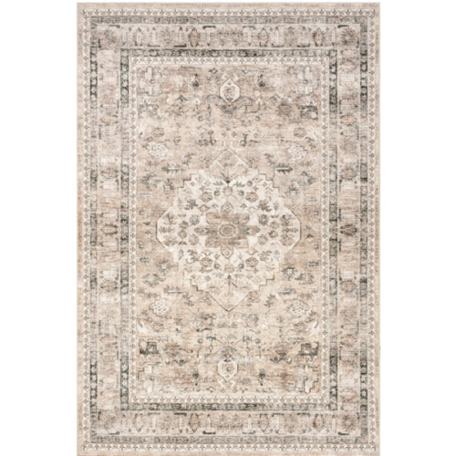 Keyara Spill Proof Washable Rug | Stone – Rugs USA