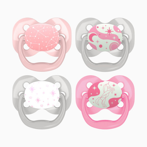 Advantage Pacifier (4-Pack) - Pink