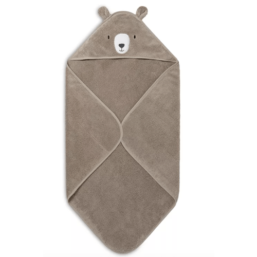 Micro Cotton Bear Hooded Bath Towel - Baby