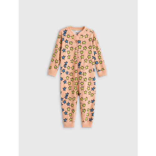 100% Organic Cotton One Piece Pajama - Baby in Multi Stars