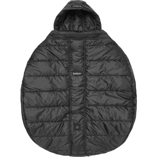 BabyBj√∂rn Winter Cover for Baby Carrier, Black, Wind & Water Repellent