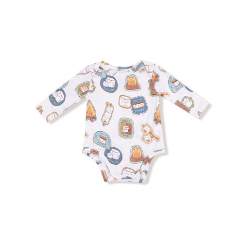 Long Sleeve Bodysuit, Smores